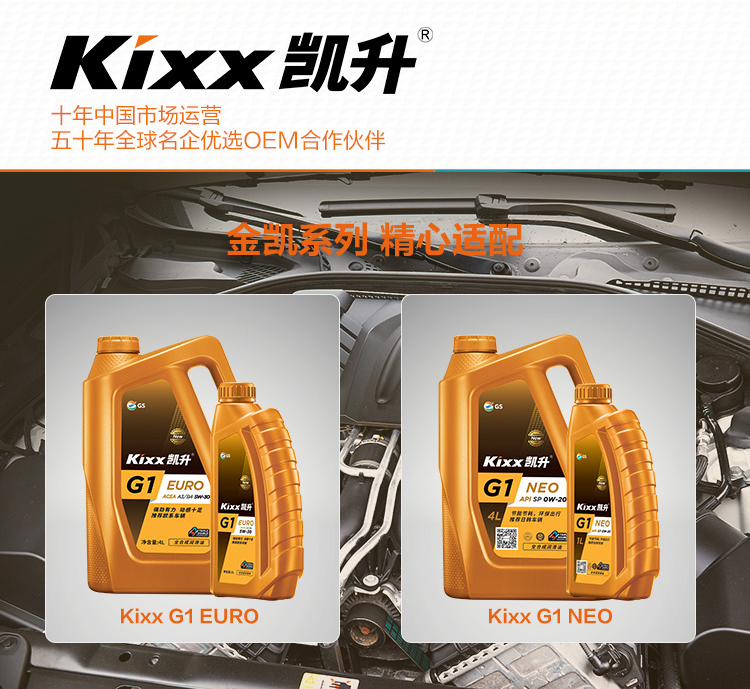 GS (Kixx) 凱升G1 NEO 全合成機油 SP級 0W-20 金凱系列 4L-第8張圖片-鄭州市冠恒貿(mào)易有限公司【官方網(wǎng)站】-車用潤滑油服務(wù)專家